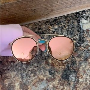 Ray-ban women round double bridge sunglasses